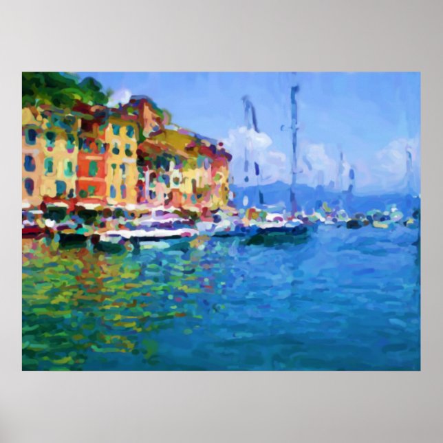 Poster Portofino Harbour (Frente)