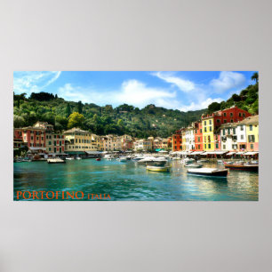 Póster portofino italia