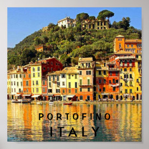 PÓSTER PORTOFINO ITALIA