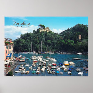 Poster Portofino Itália