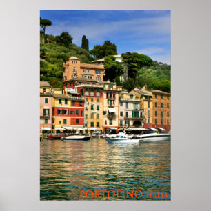 Póster portofino italia