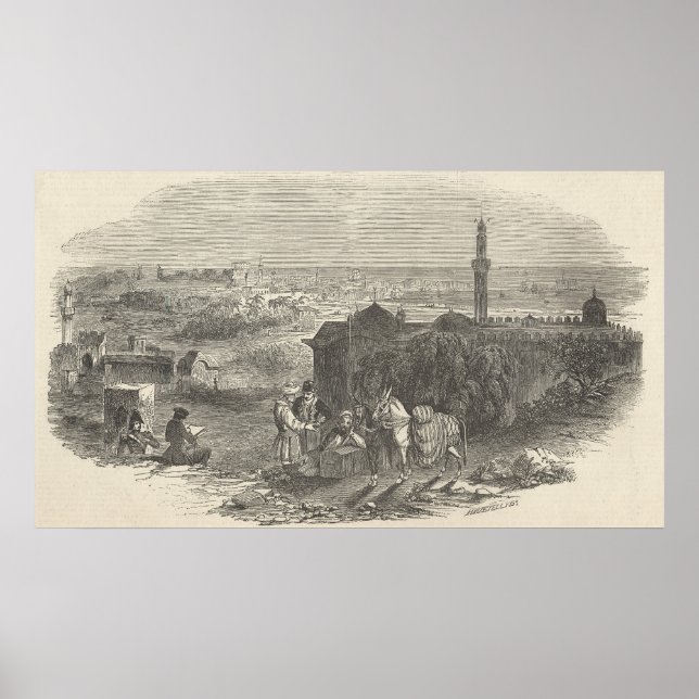 Póster Portos de Milho Estrangeiro, Alexandria (Frente)