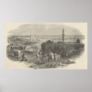 Póster Portos estrangeiros do milho, Alexandria