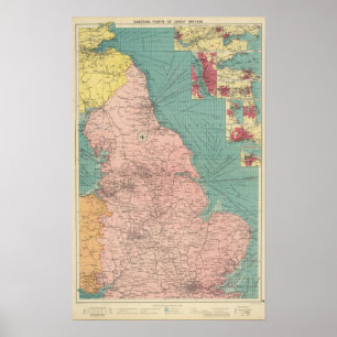 Poster Portos orientais de Grâ Bretanha