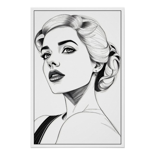 Póster Portrait de femme (Frente)