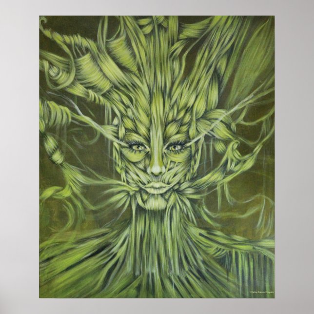 Poster Portrait Green Isma (Frente)