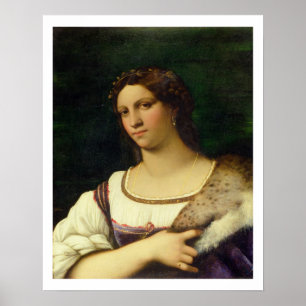 Póster Portrait of a Woman, 1512 (oil on canvas)
