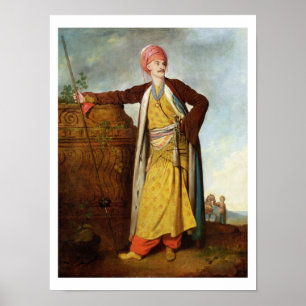 Póster Portrait of an Armenian, 1771 (oil on canvas)