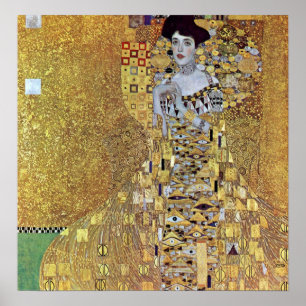 Póster Portrait of Block-Bauer 2 by Gustav Klimt