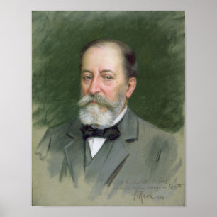 Póster Portrait of Camille Saint-Saens 1903