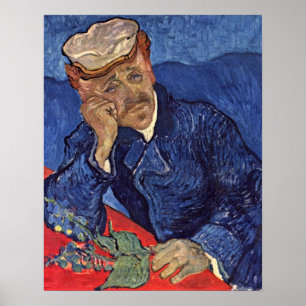 Poster Portrait of Dr. Gachet by Vincent Willem van Gogh