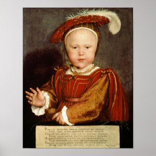 Póster Portrait of Edward VI as a child, c.1538