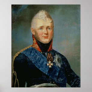 Poster Portrait of Emperor Alexander I