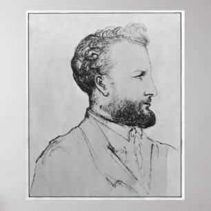 Poster Portrait of Jules Verne d