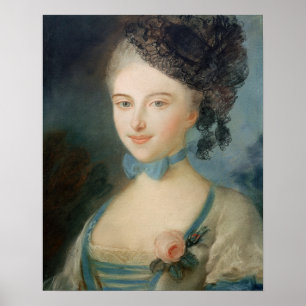 Póster Portrait of Madame Balzac, c.1798