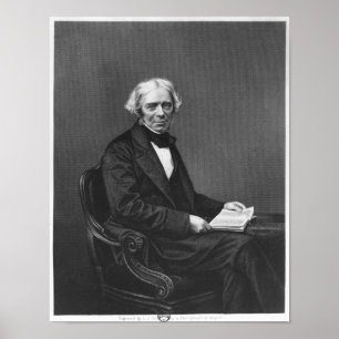 Póster Portrait of Michael Faraday