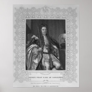 Póster Portrait of Sydney, First Earl of Godolphin
