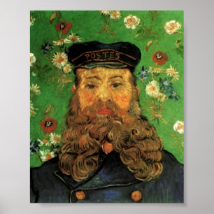 Póster Portrait of the Postman Joseph Roulin by Van Gogh