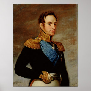 Poster Portrait of Tsar Nicholas I 1826
