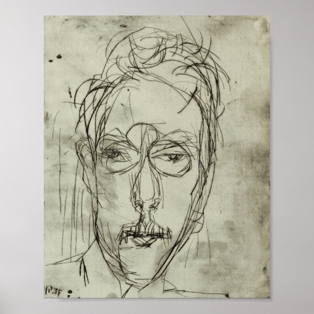 Poster Portrait Schaeffer | Albert Müller (Frente)