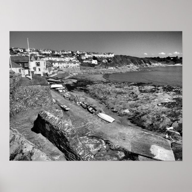 Póster Portscatho Slipway Cornwall (Frente)