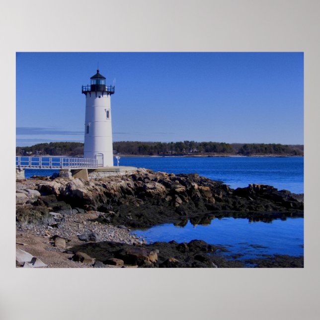 Poster Portsmouth Lighthouse-New Hampshire (Frente)