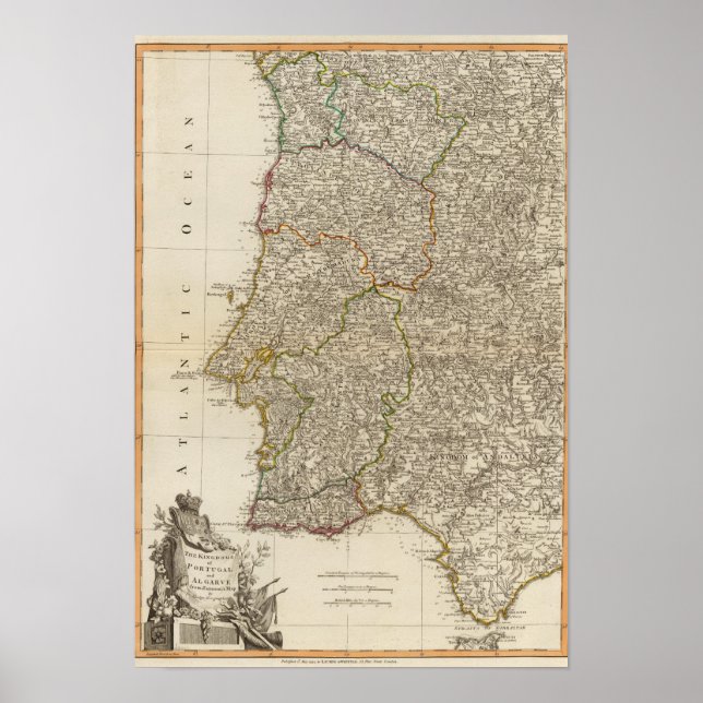 Poster Portugal, Algarve (Frente)