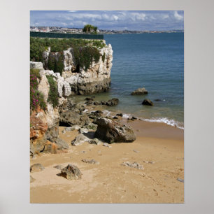 Póster Portugal, Cascais. Praia da Rainha, uma praia em