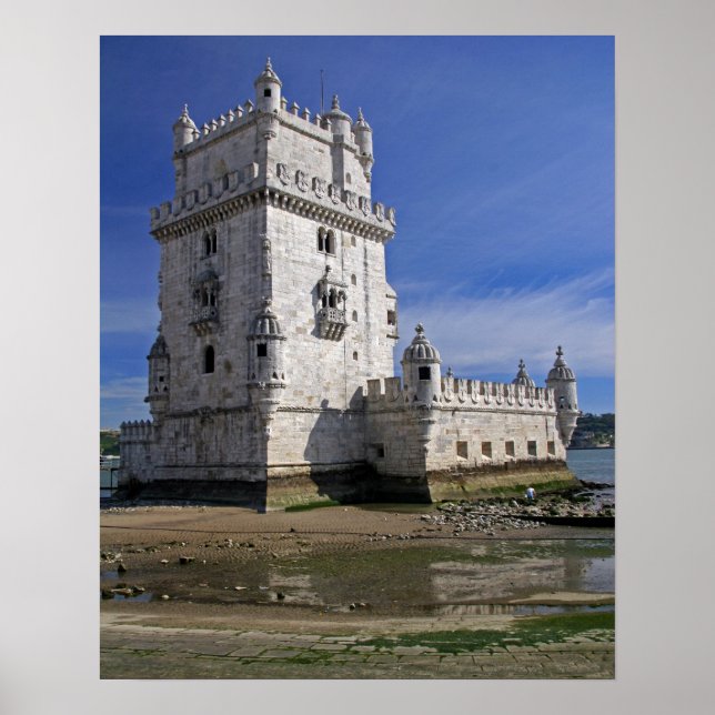Poster Portugal, Lisboa. Torre Belem, um Mundo Unesco (Frente)
