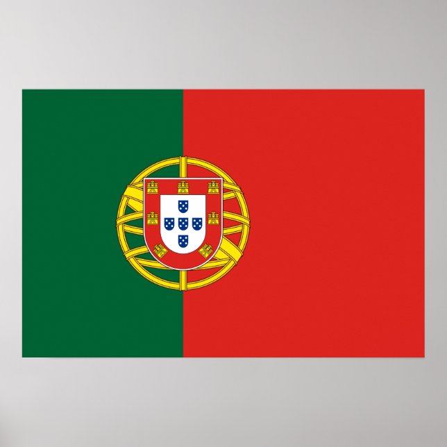 Póster Portugal pavilhão Bandeira de Portugal (Frente)
