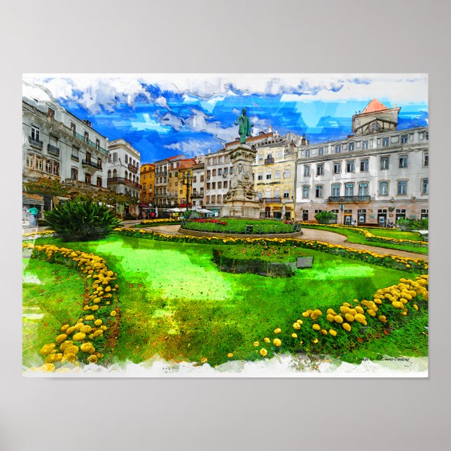 Poster Portugal Real - Coimbra (Frente)