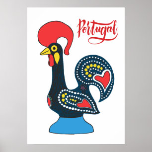 Poster Portugal Rooster