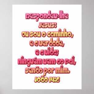 Poster Português do 14:6 de John
