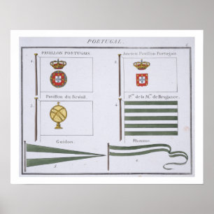 Póster Português embandeira, de um livro francês das