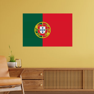 Póster Portuguese flag quality