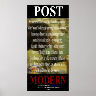 PÓSTER PÓS MODERNO