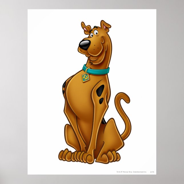 Póster Pose de Escovo de Ar Scooby-Doo (Frente)