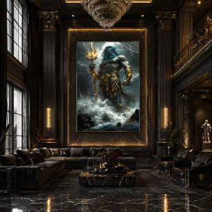 Poster Poseidon, Senhor das Profundezas - Tempestade Divi