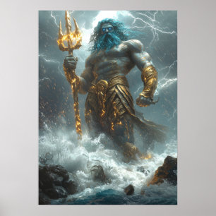 Poster Poseidon, Senhor das Profundezas - Tempestade Divi