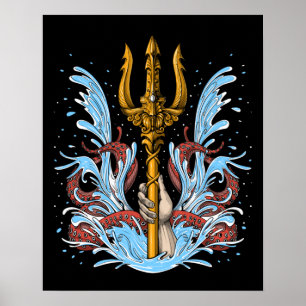 Poster Poseidon Trident