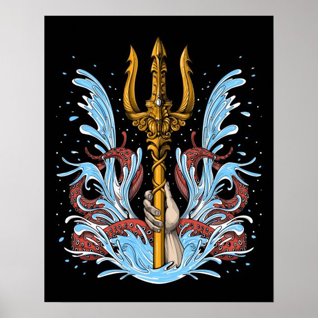 Poster Poseidon Trident (Frente)