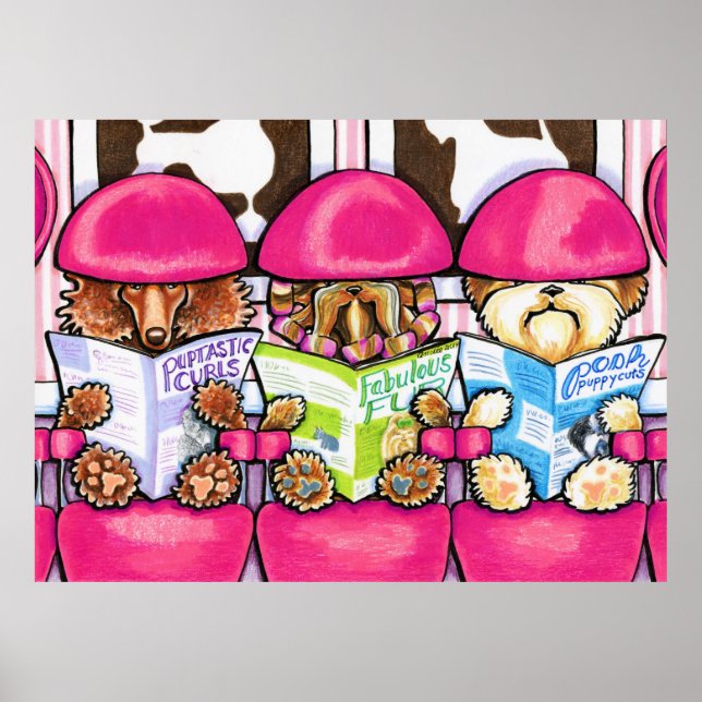 Póster Posh Pup Salon (Frente)