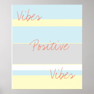 Poster positivo das cores Pastel A3 das impressõe