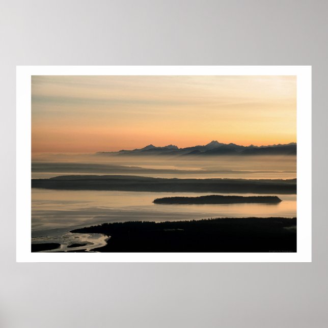 Poster Possession Sound, Ilha Whidbey (Frente)