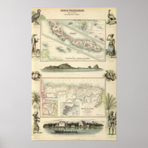 Poster Possessões holandesas