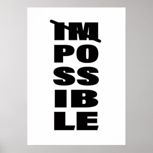 Poster Possibilidades Sem Fim De Cotação Inspirativa Cota