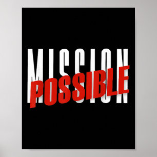 Poster Possível Escola Inspiracional Motivacional
