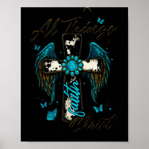 Poster Posso fazer todas as coisas por meio de Cristo que