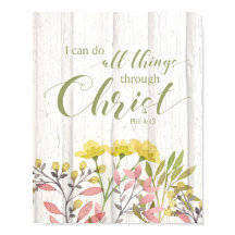 Posso fazer tudo através do Cristo, Phil 4:13