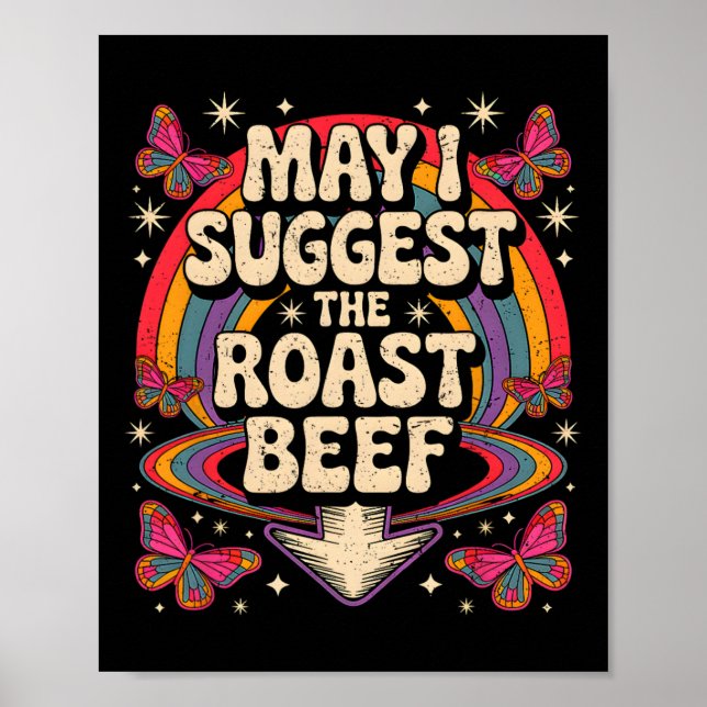 Poster Posso Sugestir O Dito Engraçado Da Carne Assada Bb (Frente)